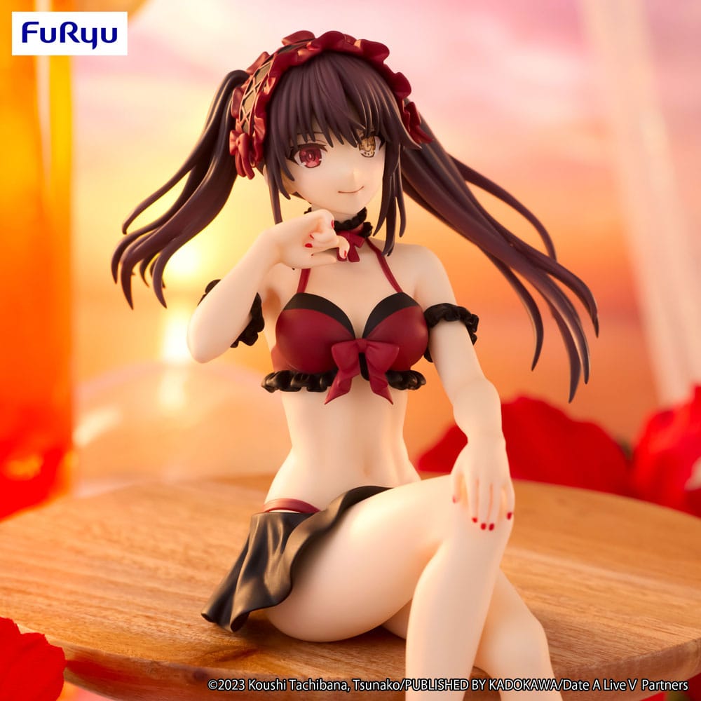 Date A Live Noodle Stopper PVC Statue Kurumi Tokisaki Swimsuit Ver. 15cm